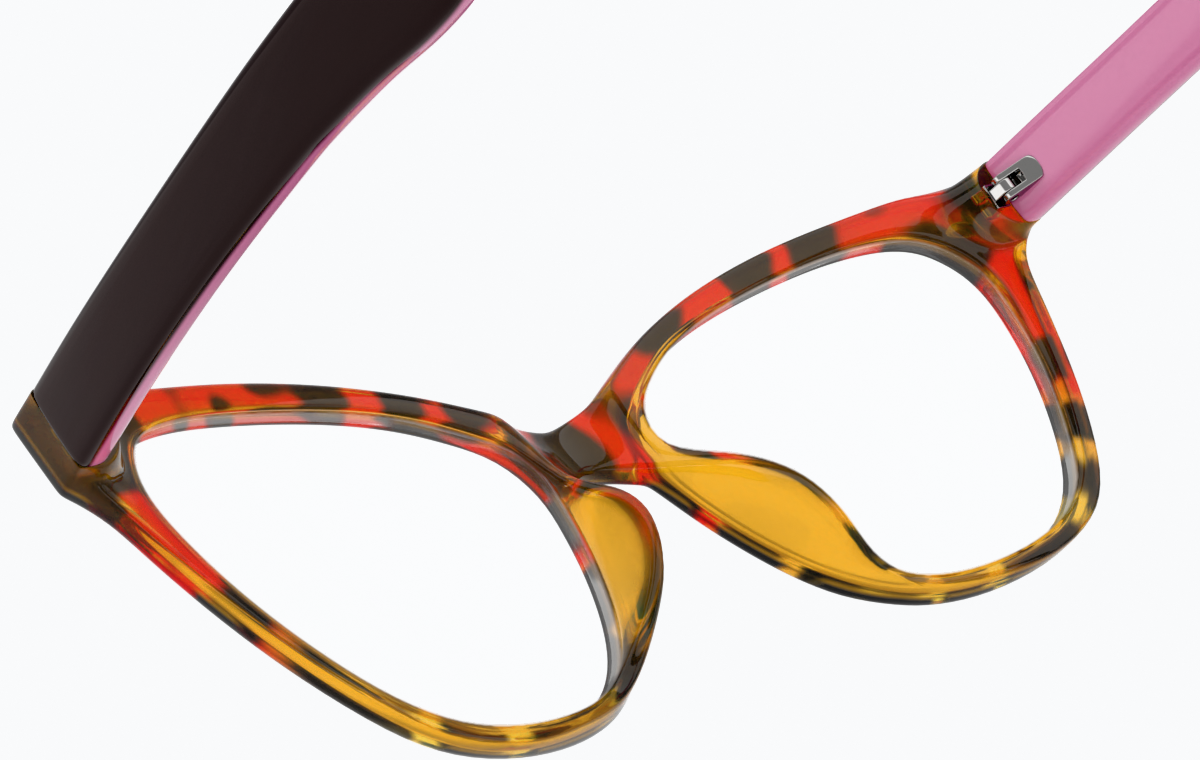 See-through view of Cat-Eye Glasses 283625 in Tortoiseshell thumbnail