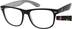 Square Glasses 284421 in Black
