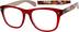 Square Glasses 285018 in Red