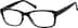 Rectangle Glasses 286021 in Black