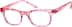Square Glasses 286119 in Red