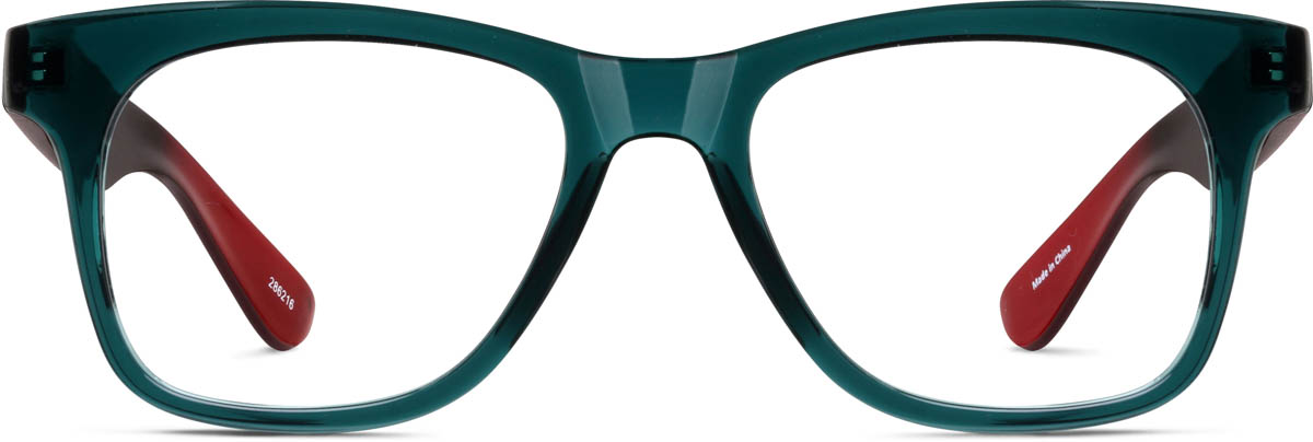 Blue Square Glasses