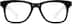Square Glasses 286221 in Black