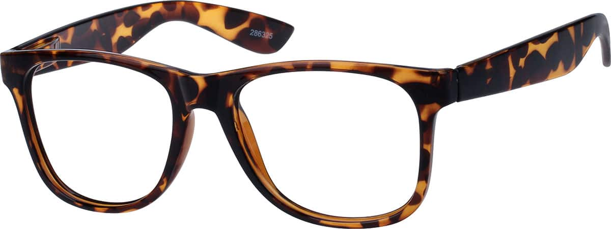 Angle view of Square Glasses 286325 in Tortoiseshell