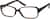 Angle view of Rectangle Glasses 286625 in Tortoiseshell thumbnail