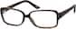 Angle view of Rectangle Glasses 286625 in Tortoiseshell thumbnail