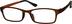 Rectangle Glasses 286815 in Brown