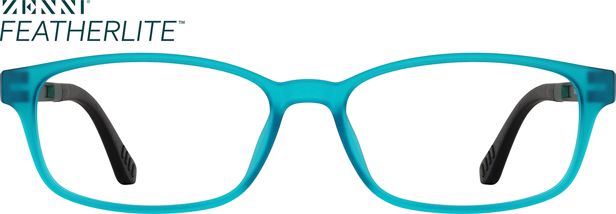 Blue Rectangle Glasses