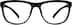 Square Glasses 287821 in Black