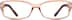 Rectangle Glasses 288615 in Brown