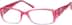 Rectangle Glasses 288918 in Red