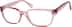 Square Glasses 289219 in Red