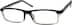 Rectangle Glasses 289921 in Black