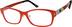 Rectangle Glasses 290322 in Orange