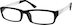 Rectangle Glasses 292321 in Black