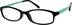 Rectangle Glasses 292621 in Black