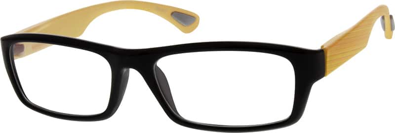 Black Rectangle Glasses #293621 | Zenni Optical
