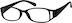 Oval Glasses 293721 in Black
