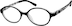 Kids’ Round Glasses 294021 in Black