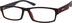 Rectangle Glasses 294218 in Red