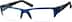Rectangle Glasses 294316 in Blue