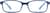 Front view of Kids’ Rectangle Glasses 294716 in Blue thumbnail