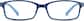 Front view of Kids’ Rectangle Glasses 294716 in Blue thumbnail