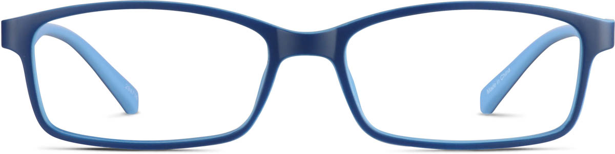 Blue Kids’ Rectangle Glasses