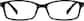 Front view of Kids’ Rectangle Glasses 294721 in Black thumbnail