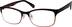 Rectangle Glasses 295018 in Red