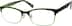 Rectangle Glasses 295024 in Green