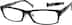 Rectangle Glasses 295321 in Black