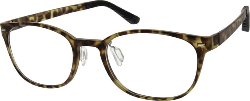 Angle view of Square Glasses 295925 in Tortoiseshell