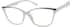 Square Glasses 296330 in White