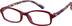 Kids’ Rectangle Glasses 296718 in Red