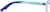 Side view of Kids’ Rectangle Glasses 297116 in Blue thumbnail