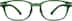Rectangle Glasses 297524 in Green