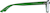 Side view of Rectangle Glasses 297524 in Green thumbnail