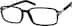 Rectangle Glasses 297621 in Black