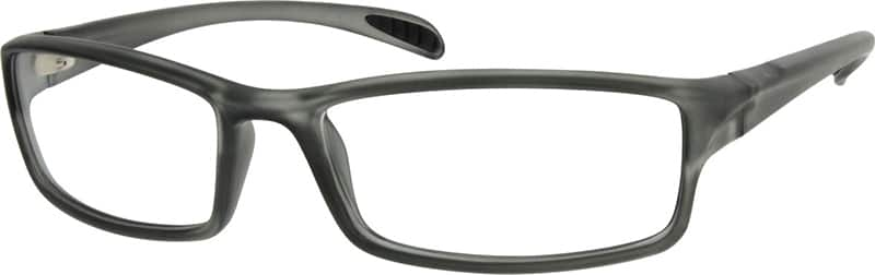 Angle view of Plastic Full-Rim Frame  298312 in Gray