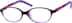 Kids’ Oval Glasses 298417 in Purple