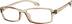 Rectangle Glasses 298922 in Orange