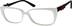 Rectangle Glasses 300730 in White