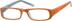 Kids’ Rectangle Glasses 302322 in Orange