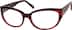 Cat-Eye Glasses 303218 in Red