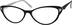 Cat-Eye Glasses 303521 in Black
