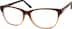 Square Glasses 303615 in Brown