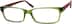 Rectangle Glasses 303924 in Green