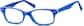 Angle view of Kids’ Rectangle Glasses 304316 in Blue thumbnail