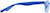 Side view of Kids’ Rectangle Glasses 304316 in Blue thumbnail
